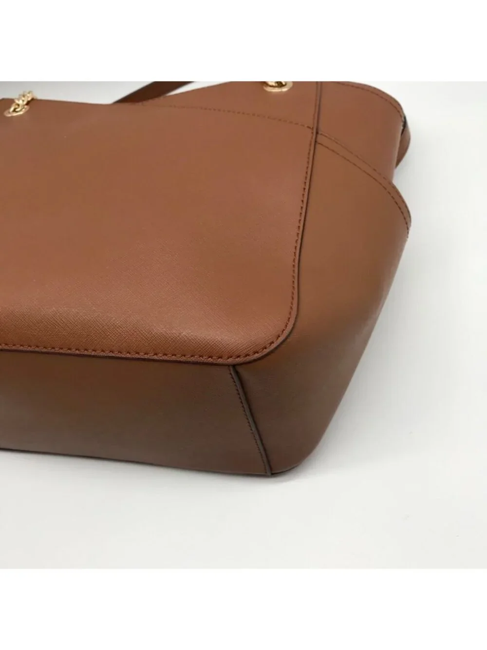 Michael Kors Brown Saffiano Leather Shoulder Bag - Picture 8 of 11